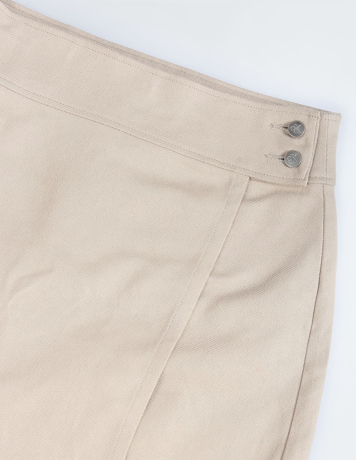 Calvin Klein Flannel Wrap Skirt