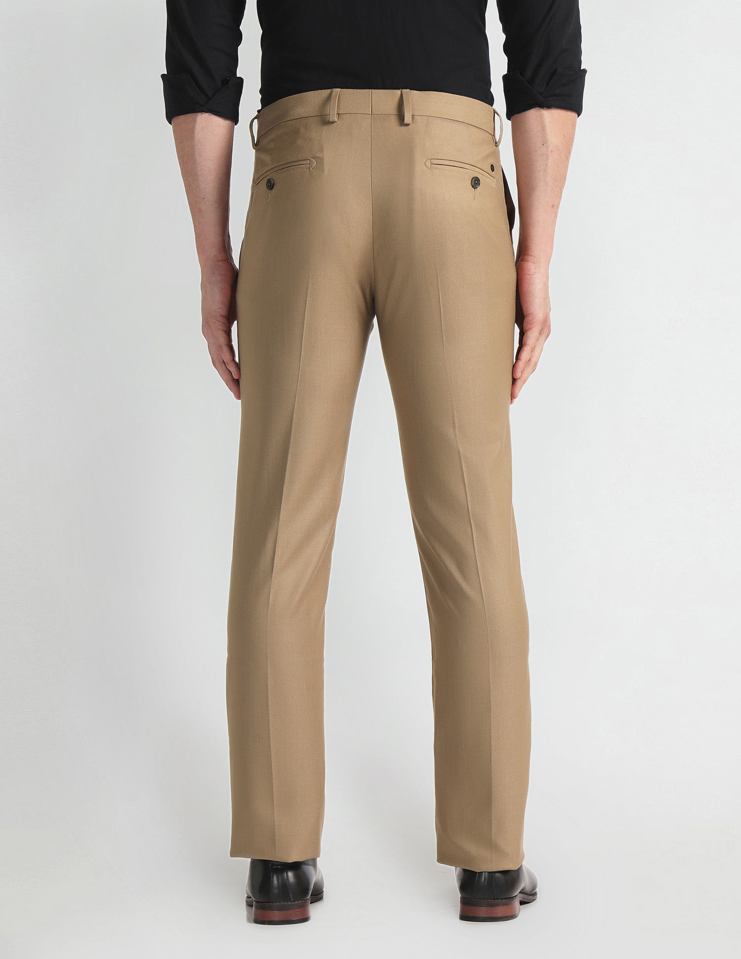 Arrow Hudson Tailored Fit Formal Trousers