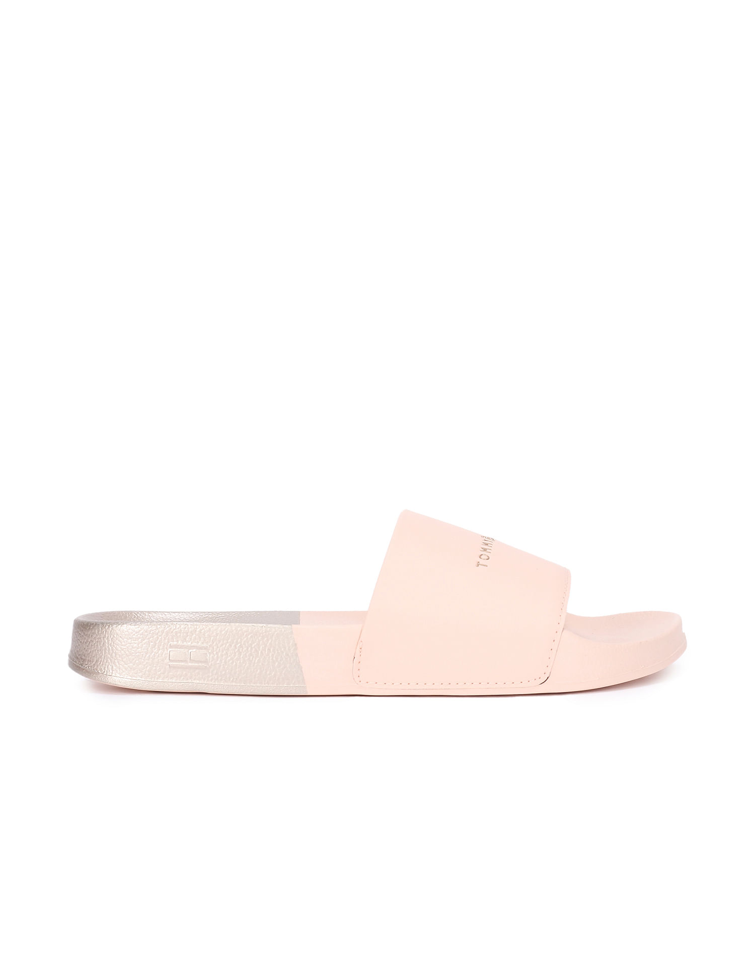 Buy Tommy Hilfiger Women Pink Colour Block Pool Slides NNNOW