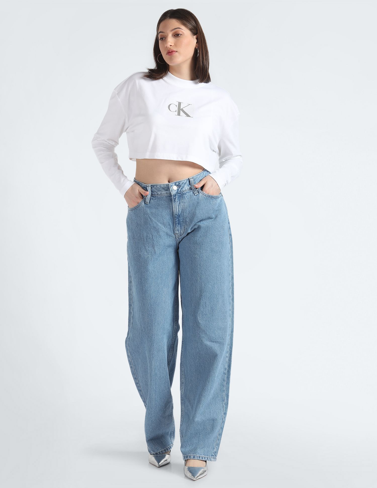Calvin Klein 90's Straight Fit Rinsed Jeans