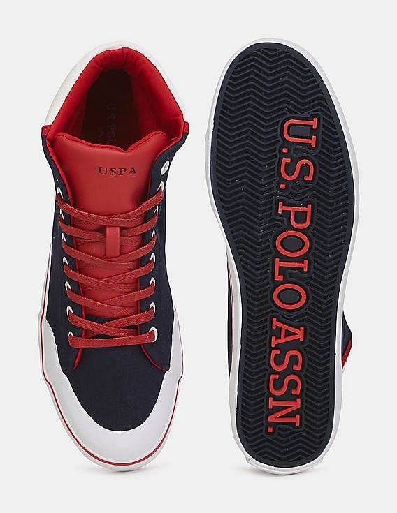 U.S. Polo Assn. Men Mid Top Arion Canvas Sneakers