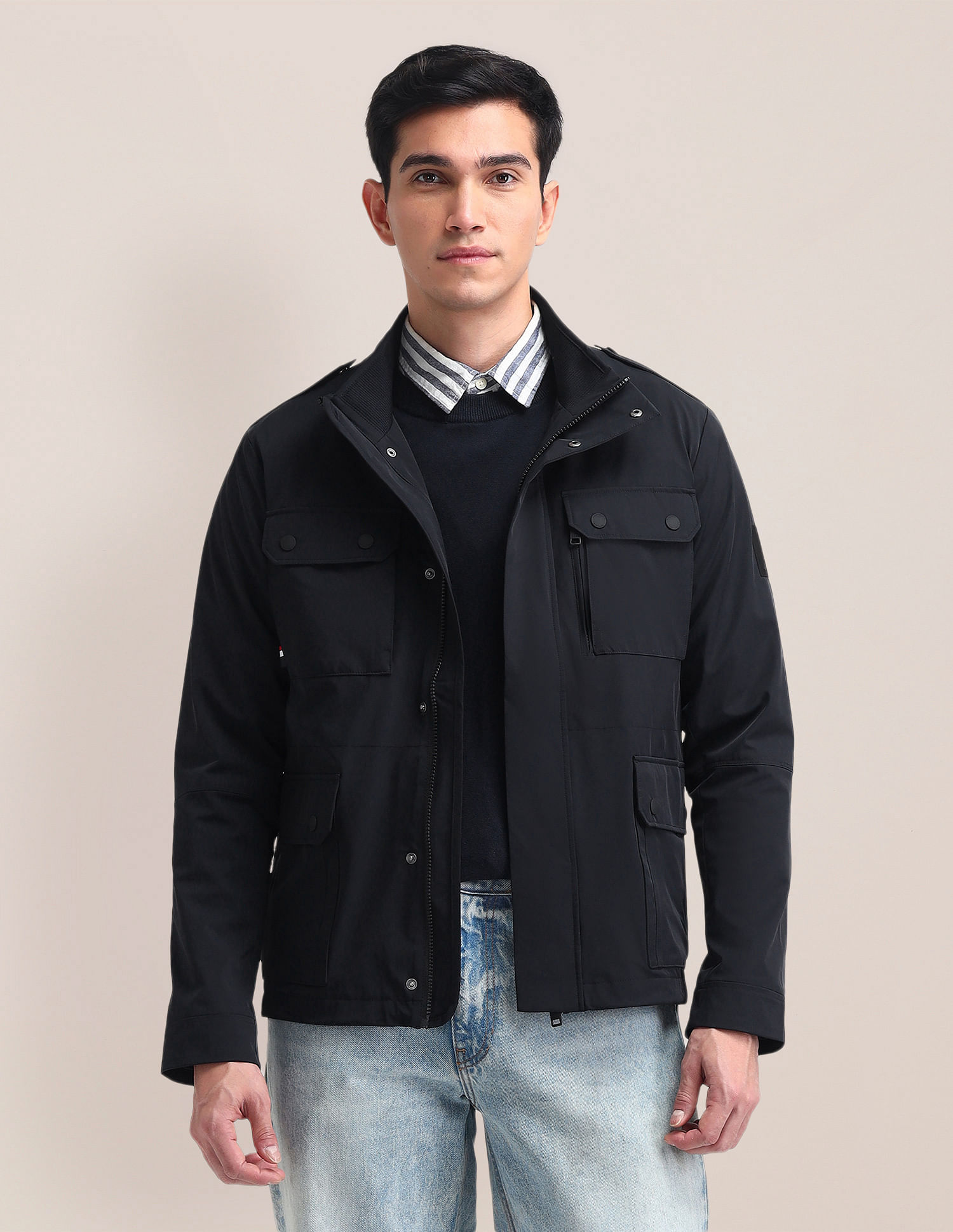 U.S. Polo Assn. Regular Fit Solid Casual Jacket