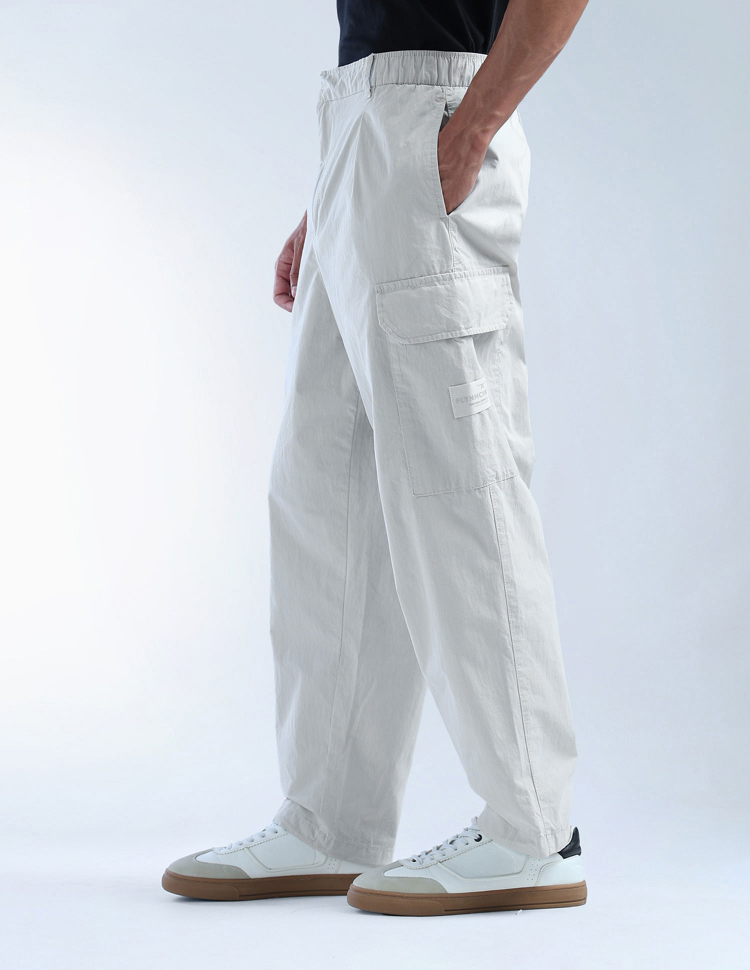 Flying Machine Solid Cobain Loose Fit Cargos