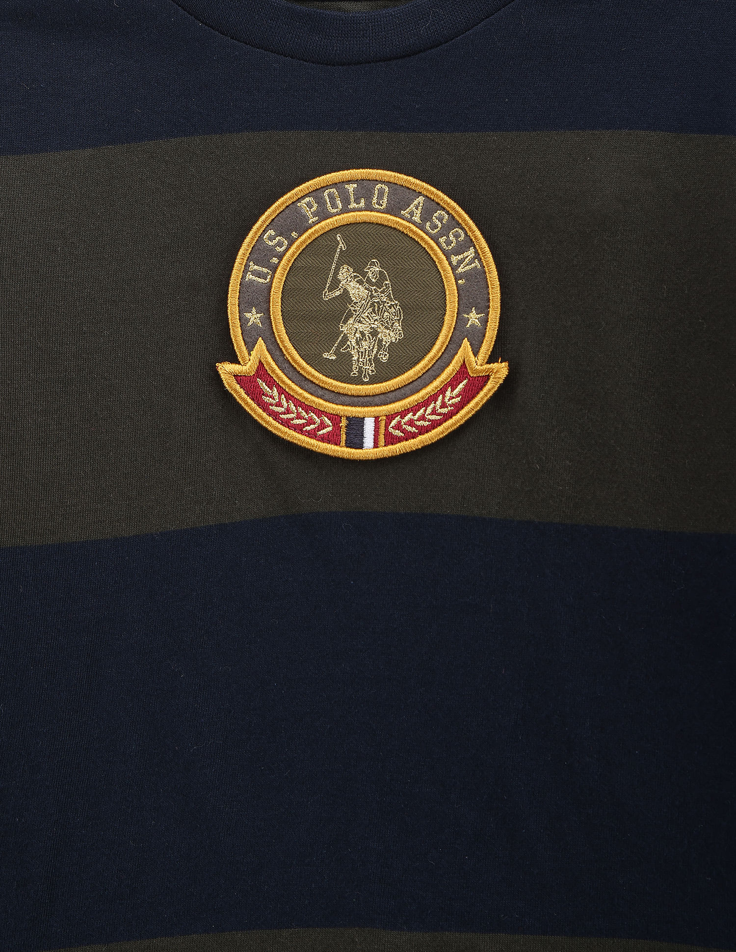 U.S. Polo Assn. Kids Boys Logo Horizontal Stripe T-Shirt