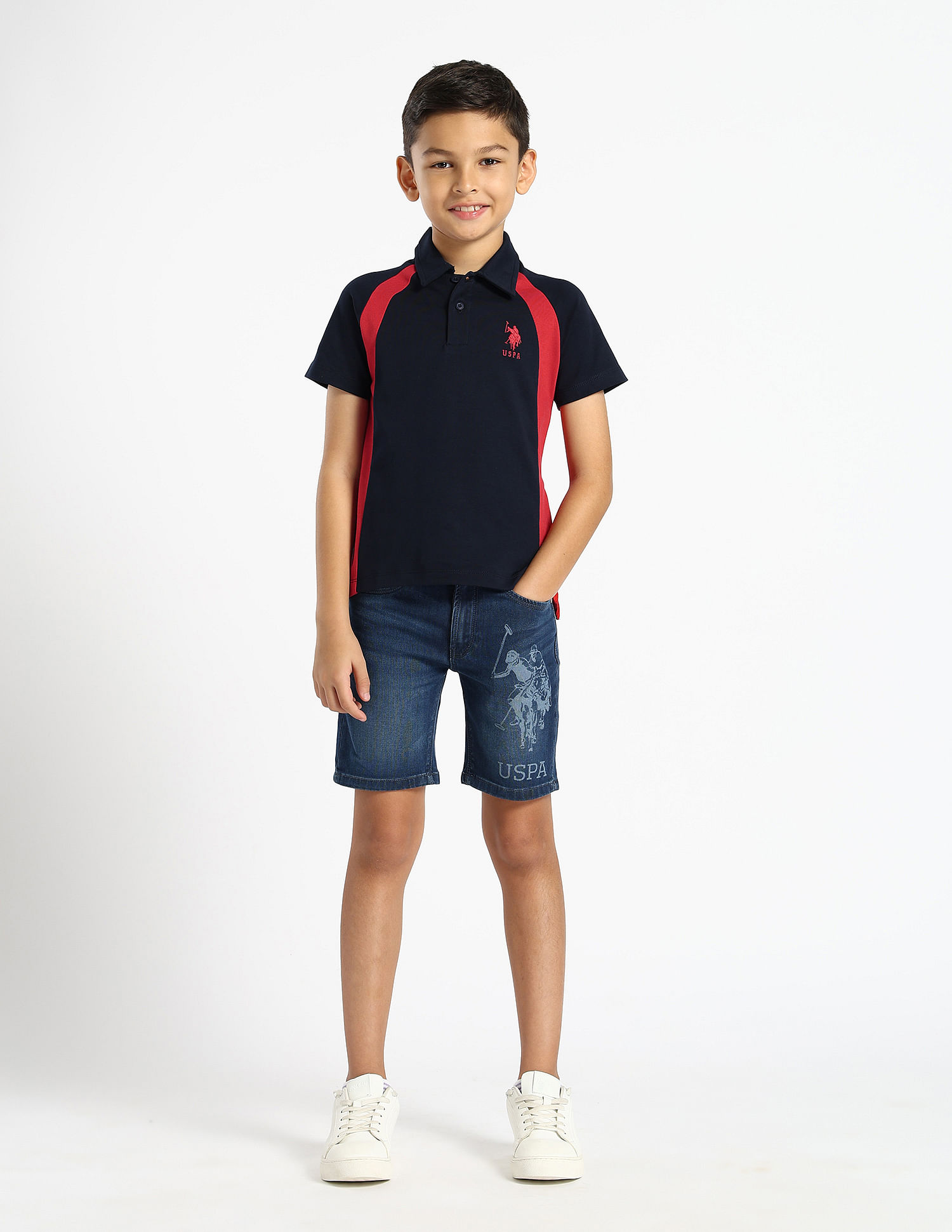 U.S. Polo Assn. Kids Boys Pure Cotton Regular Fit Polo Shirt
