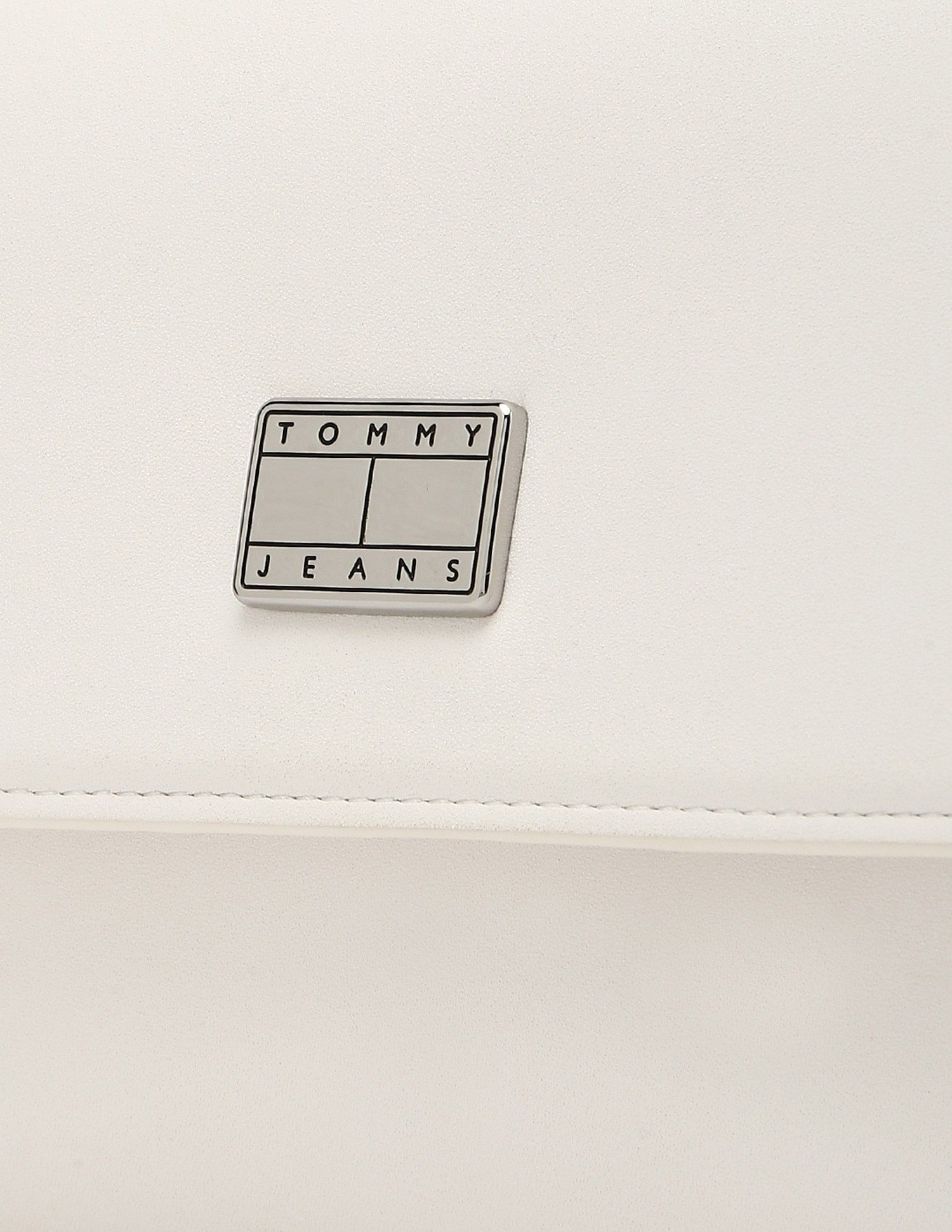 Tommy Hilfiger Solid White Pu Sling Bag