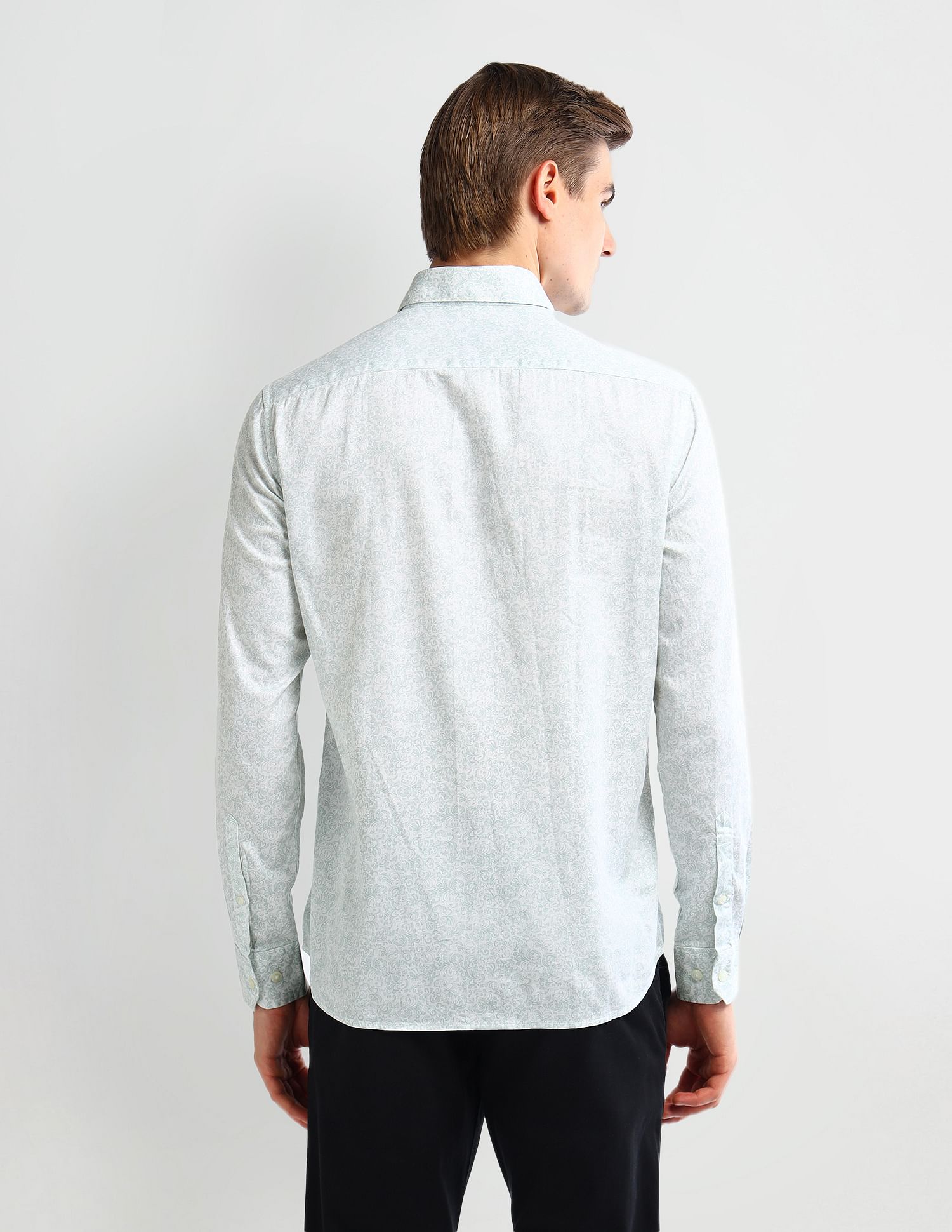 Arrow Sport Manhattan Slim Fit Cotton Shirt