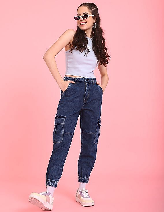 Jeans & Trousers, 6 Pocket Jeans For Women