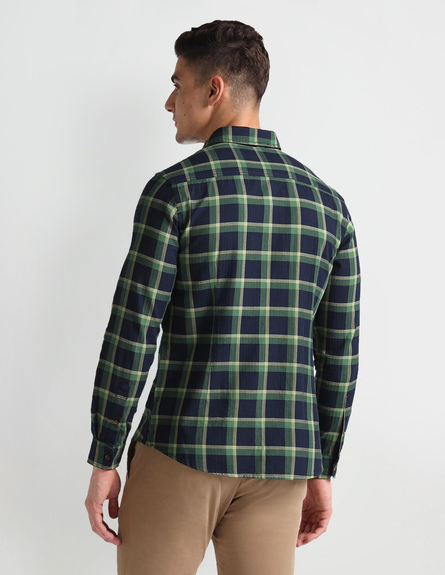U.S. Polo Assn. Denim Co. Tartan Check Herringbone Shirt