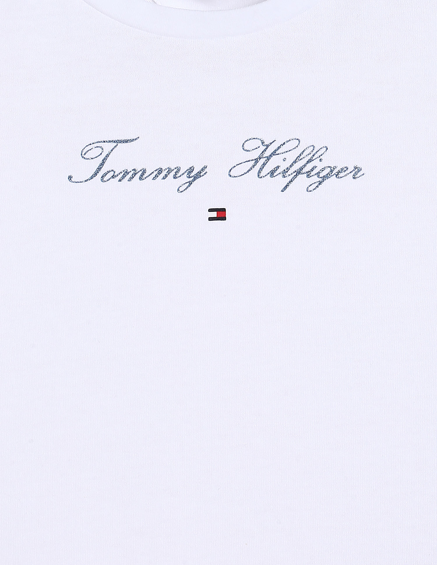 Tommy Hilfiger Kids Girls Logo Slim-Fit Cotton T-Shirt