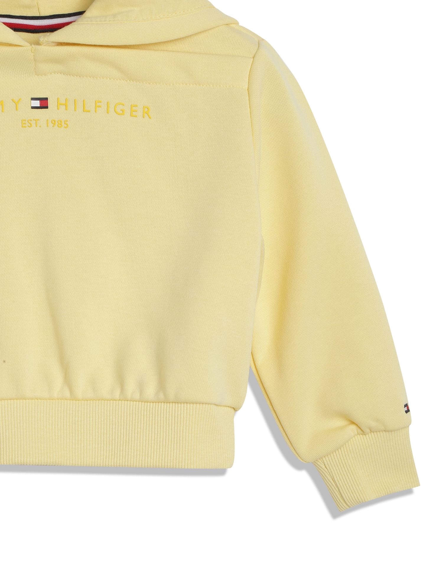 Tommy Hilfiger Kids Girls Transitional Solid Hooded Sweatshirt