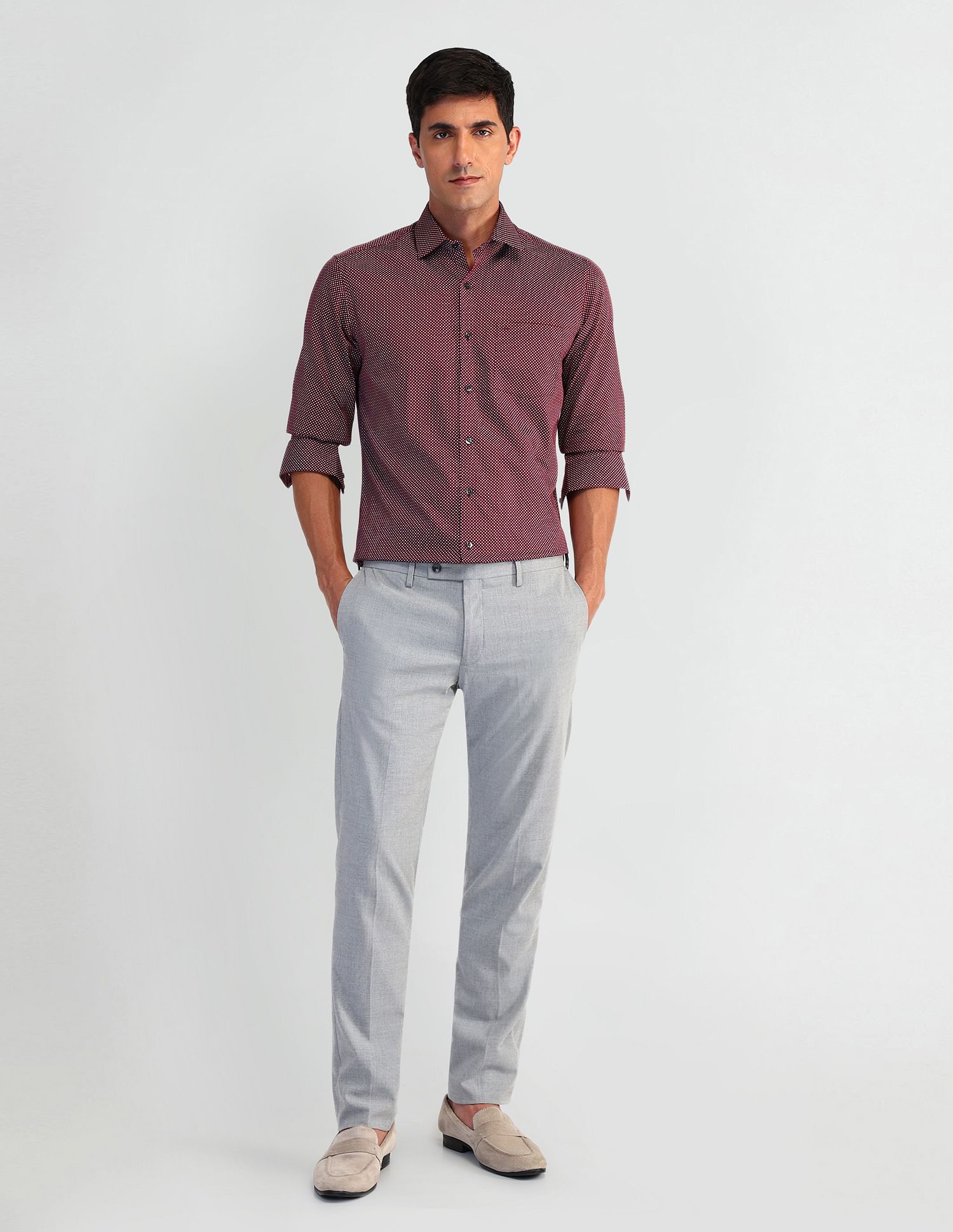 Arrow Manhattan Slim Cotton Shirt