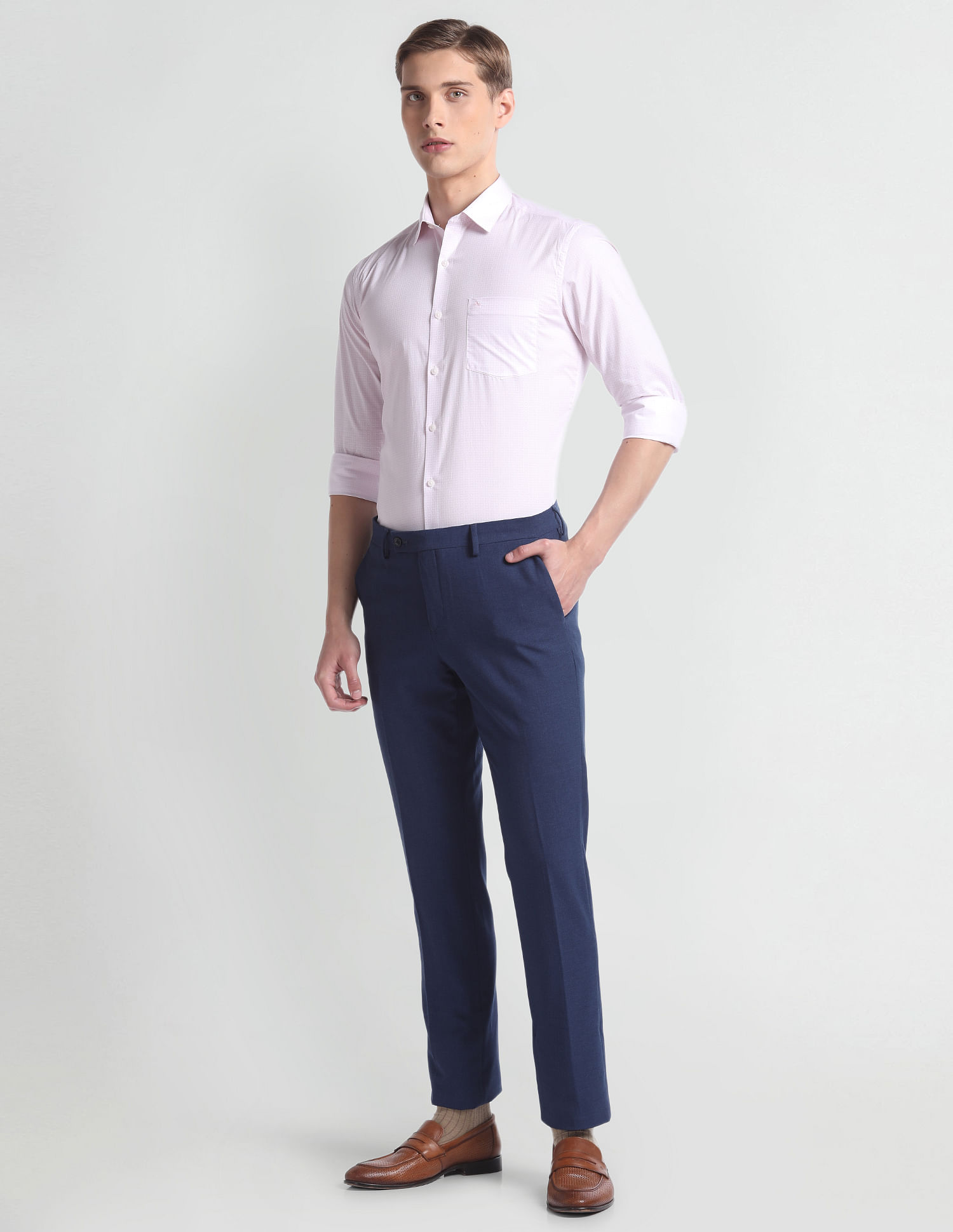Arrow Geometric Print Slim Fit Shirt