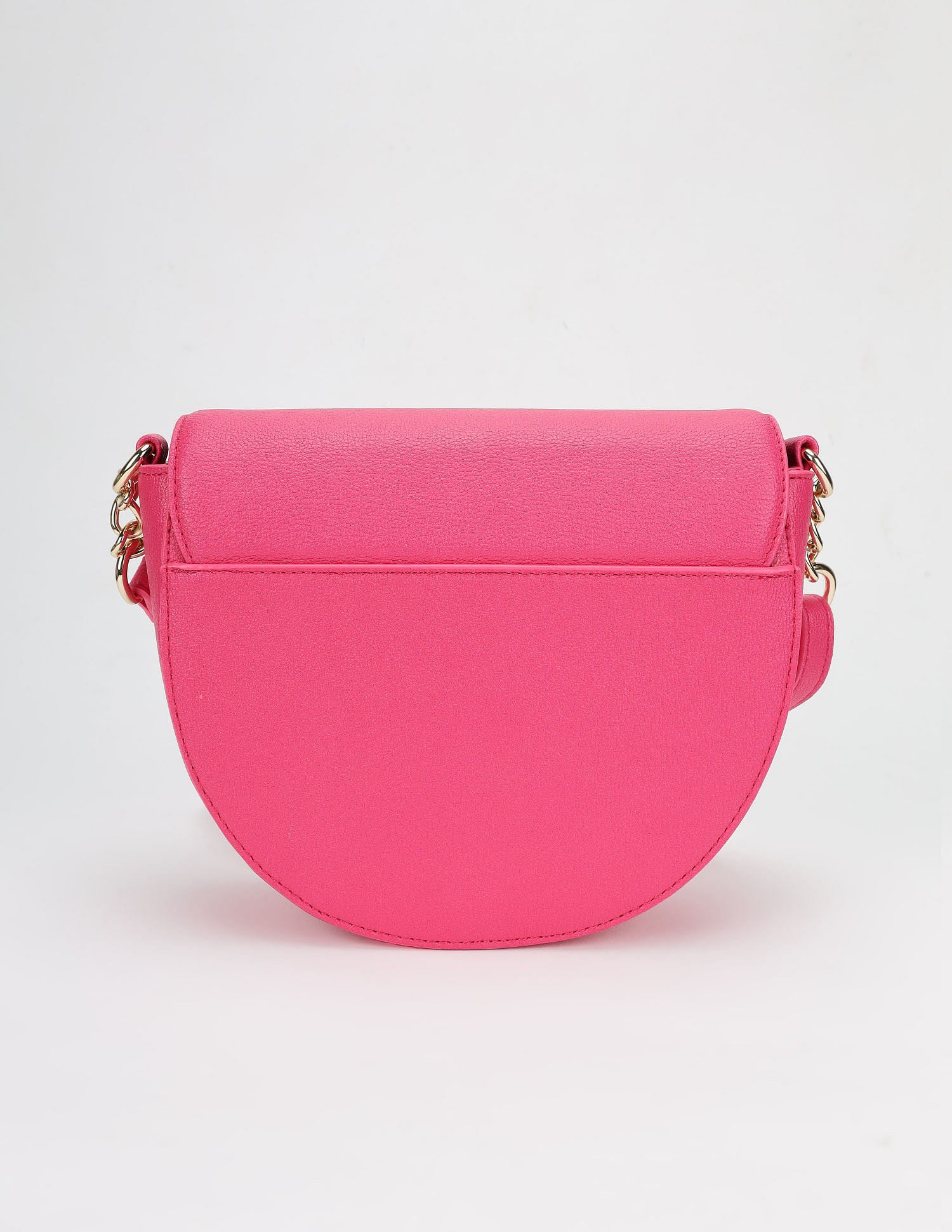 Tommy Hilfiger Solid Pink Pu Sling Bag
