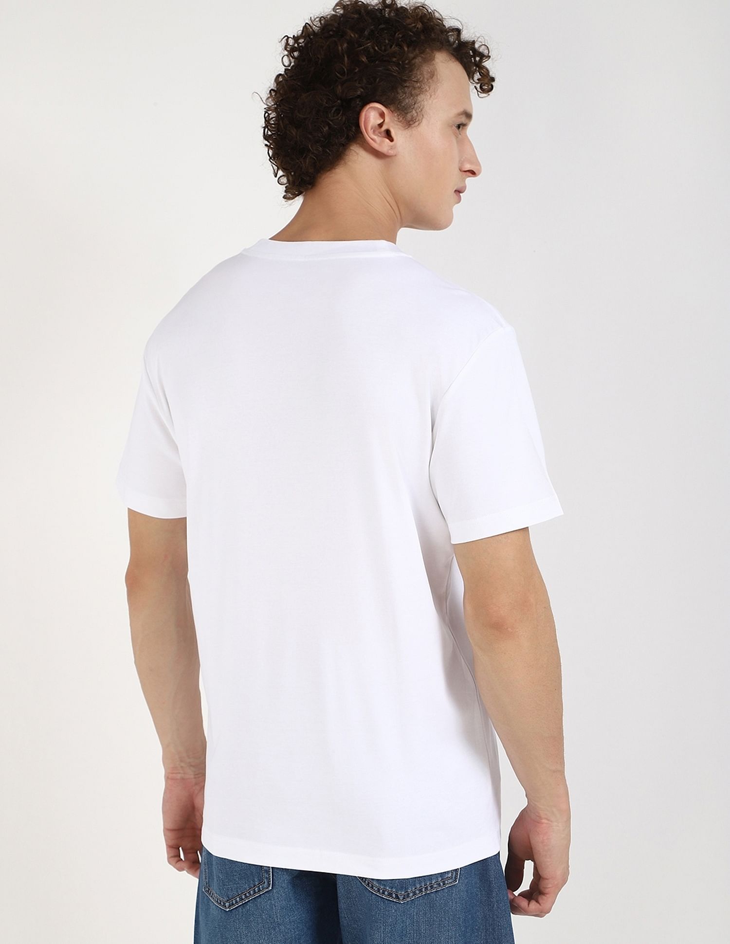 Calvin Klein Jeans Small Logo Regular-Fit Cotton T Shirt