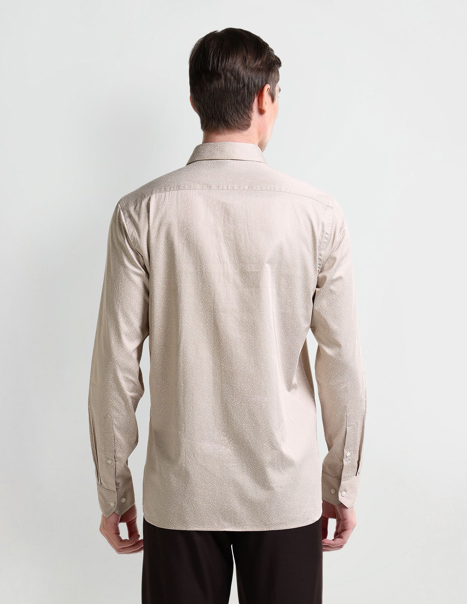 Arrow All-Over Print Cotton Shirt
