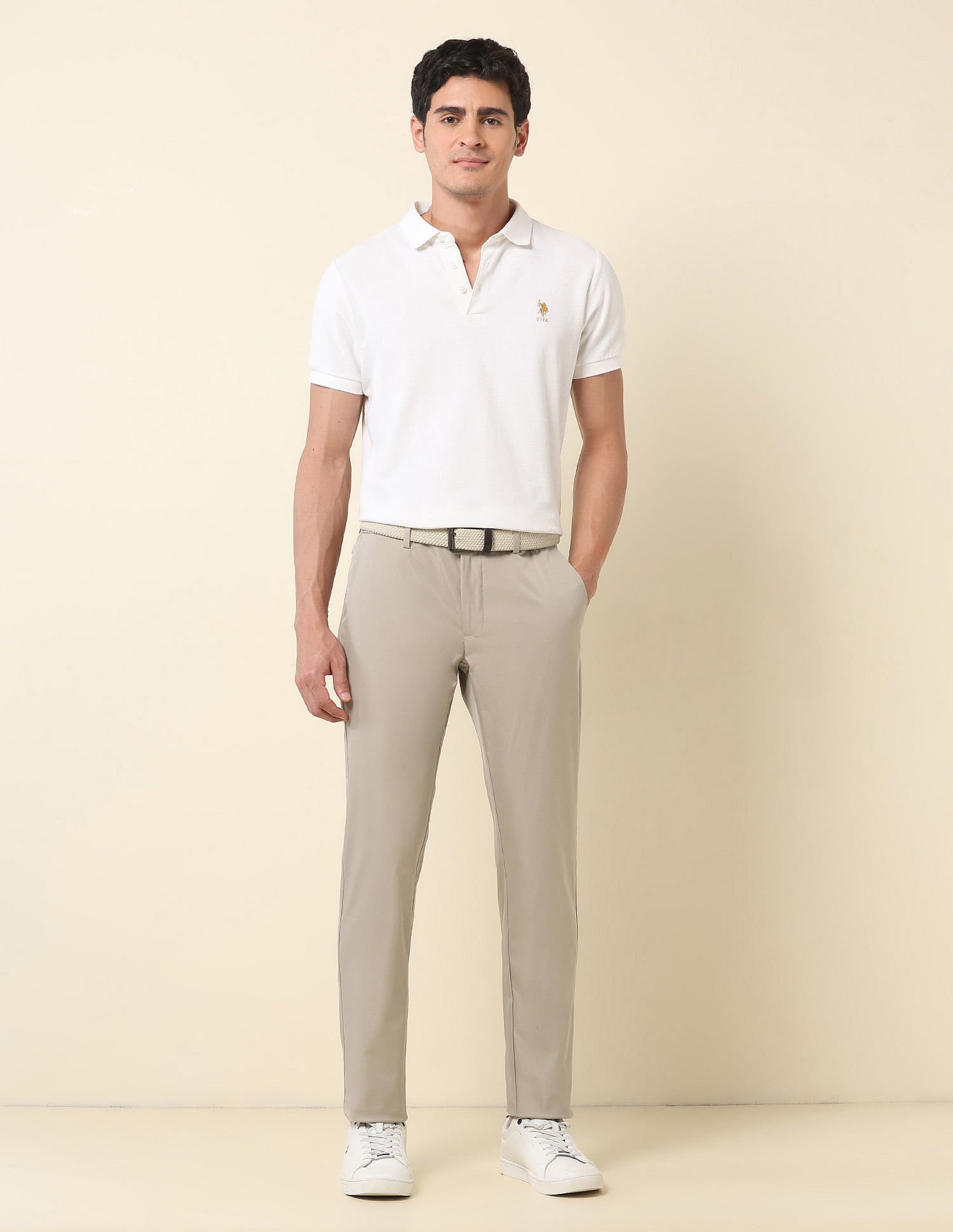 U.S. Polo Assn. Austin Slim Fit Twill Trousers