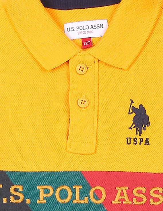 U.S. Polo Assn. Kids Boys Long Sleeve Embroidered Logo Polo Shirt