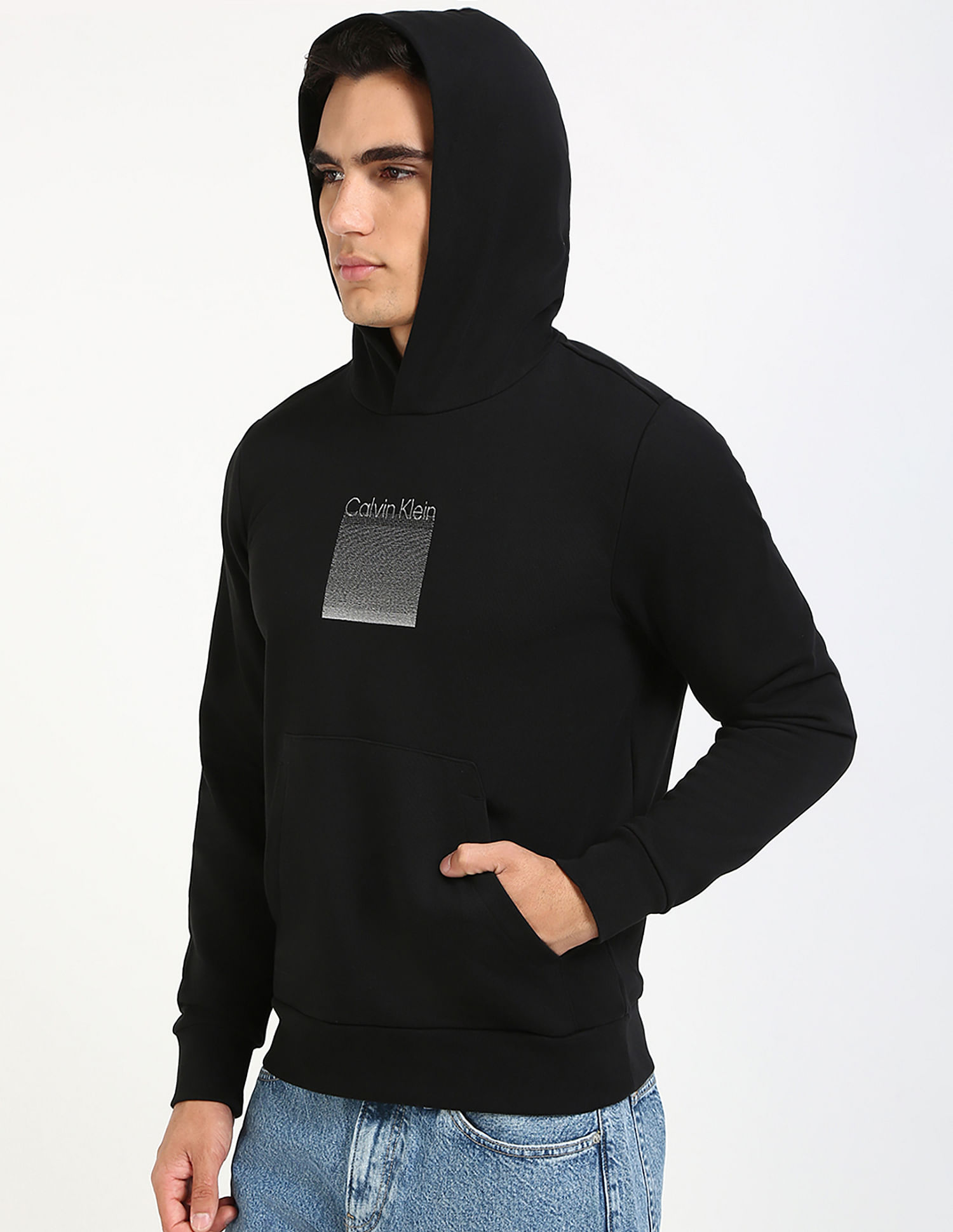 Calvin Klein Jeans Logo Regular-Fit Cotton Sweatshirt