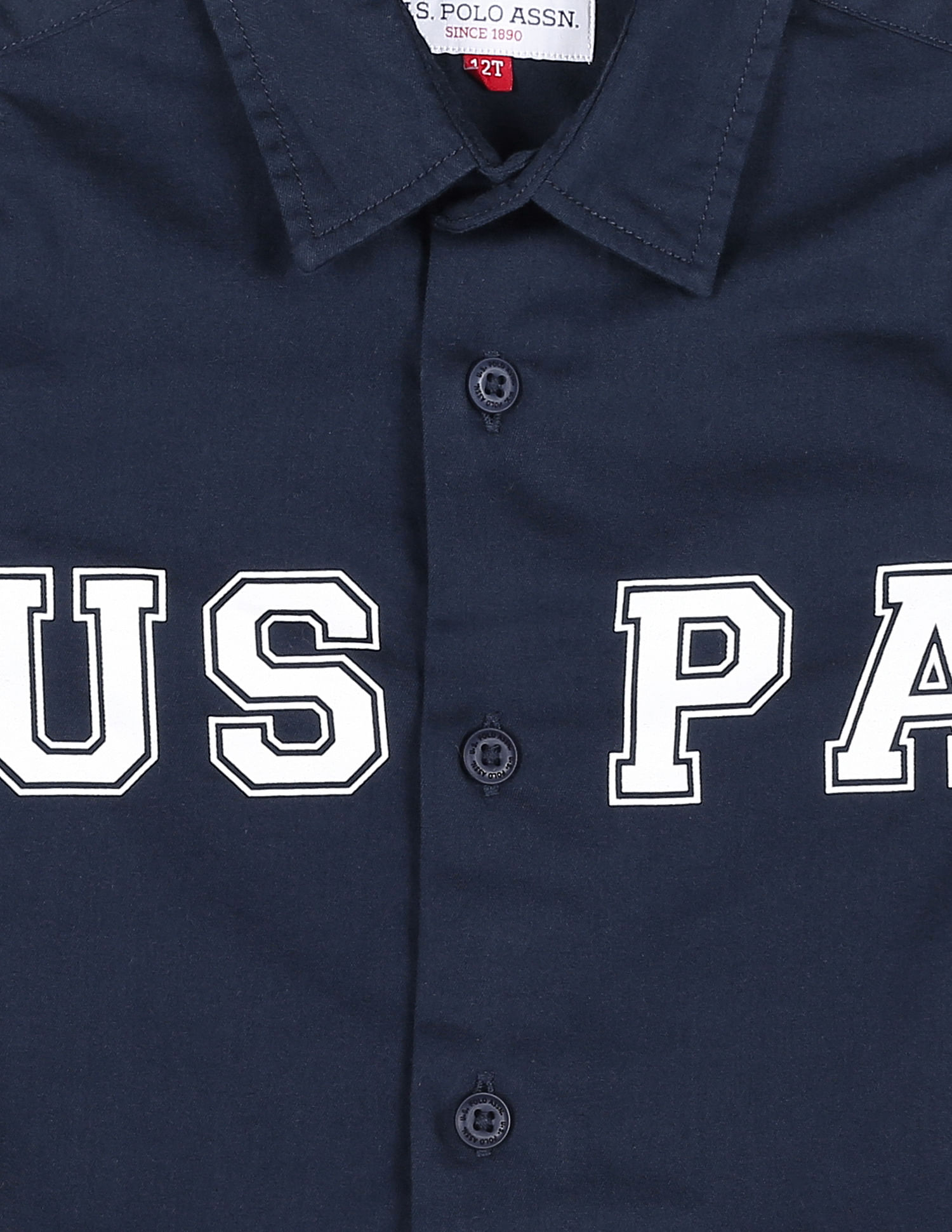 U.S. Polo Assn. Kids Boys Iconic Brand Print Shirt