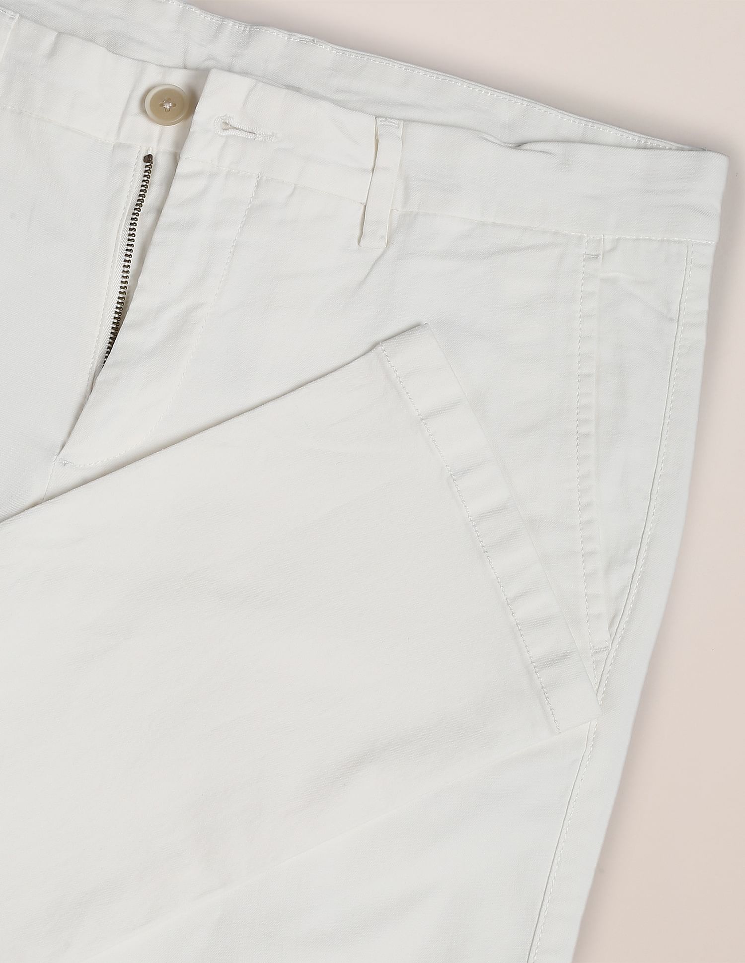 U.S. Polo Assn. Denver Slim Fit Textured Casual Trousers