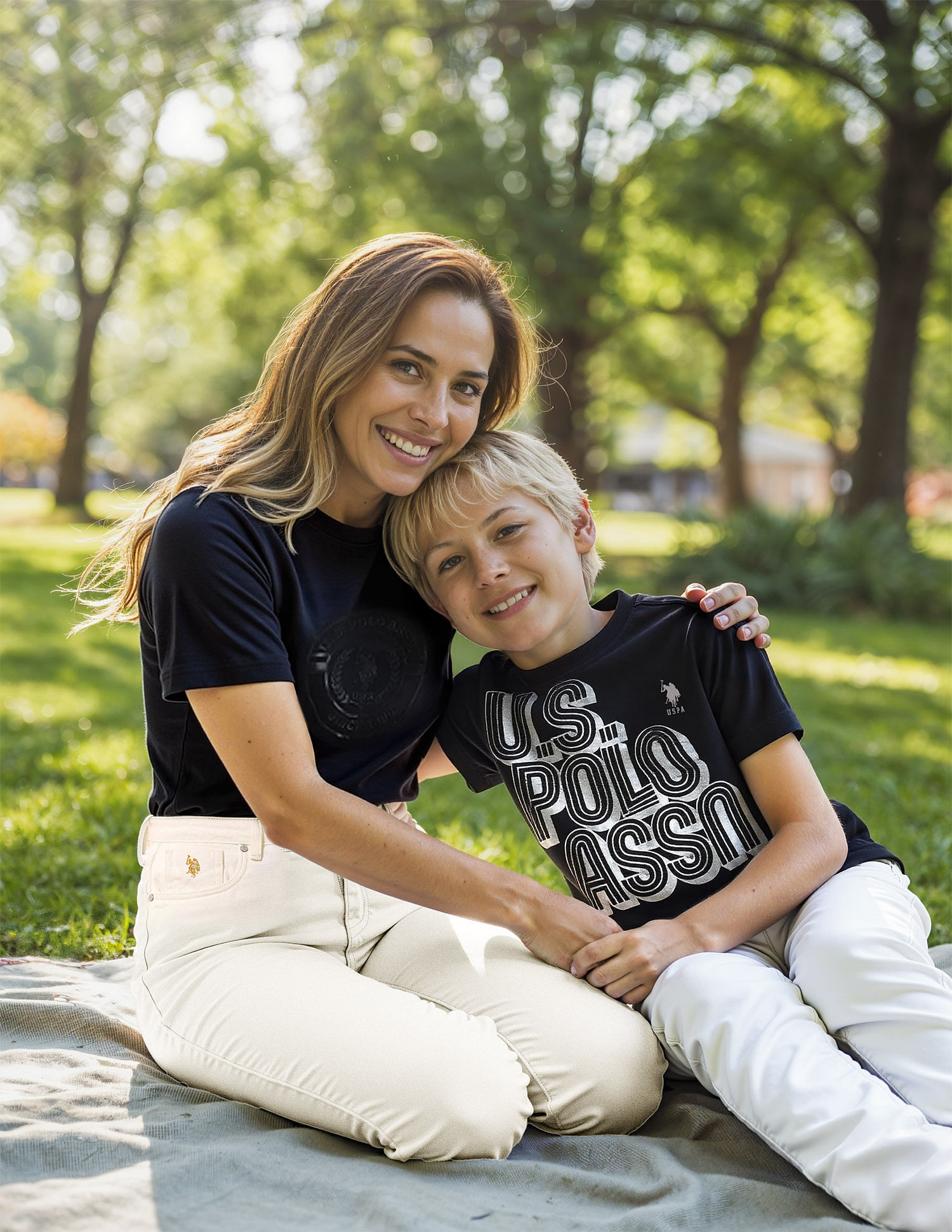 U.S. Polo Assn. Women Pure Cotton Gel Print T-Shirt