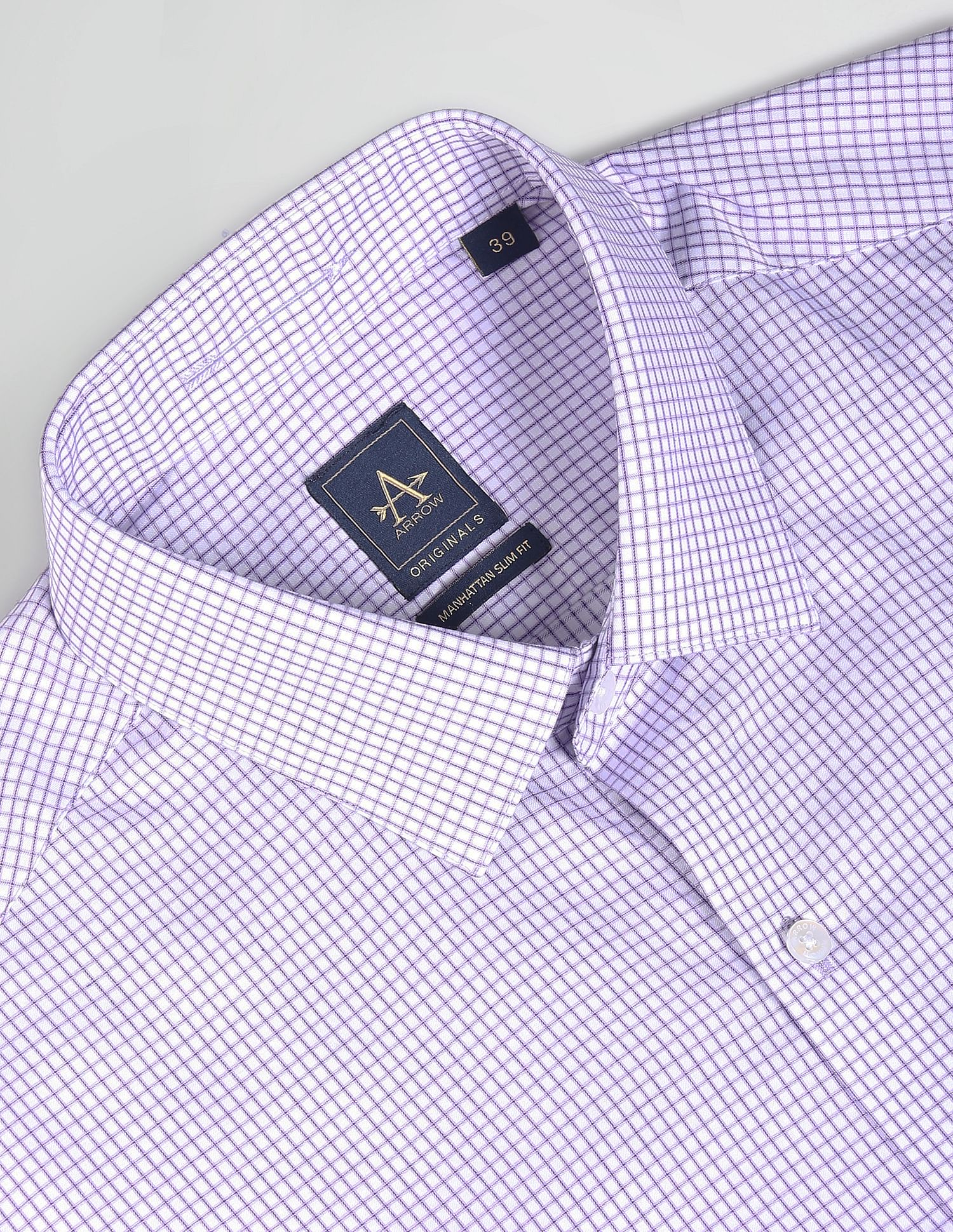 Arrow Micro Check Cotton Shirt