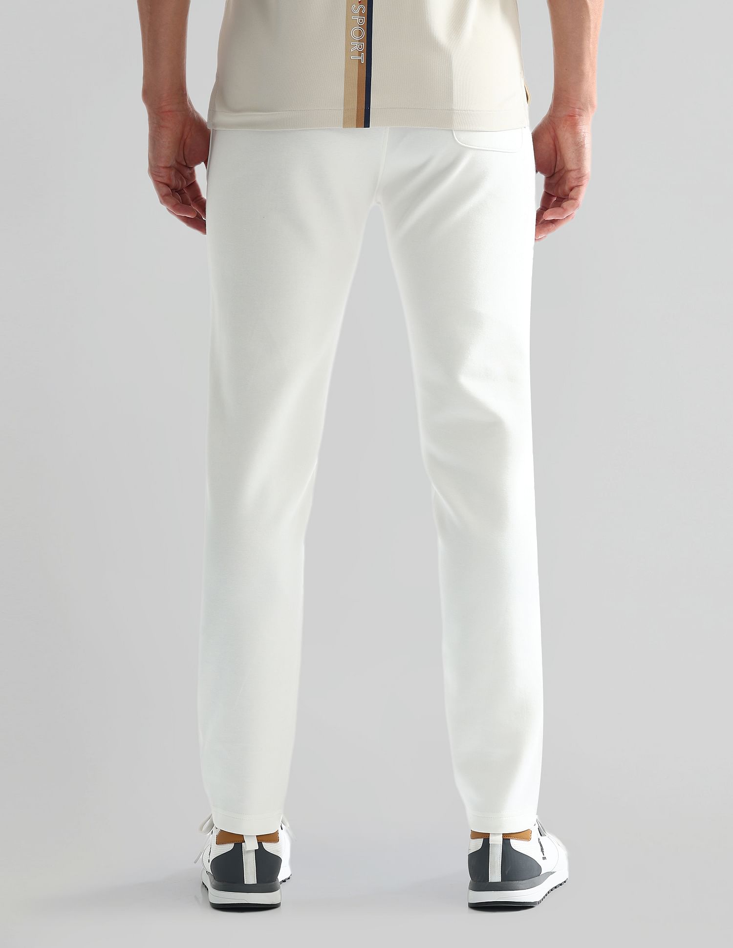 Buy U.S. Polo Assn. Denim Co. Slim Fit Mid Rise Track Pants