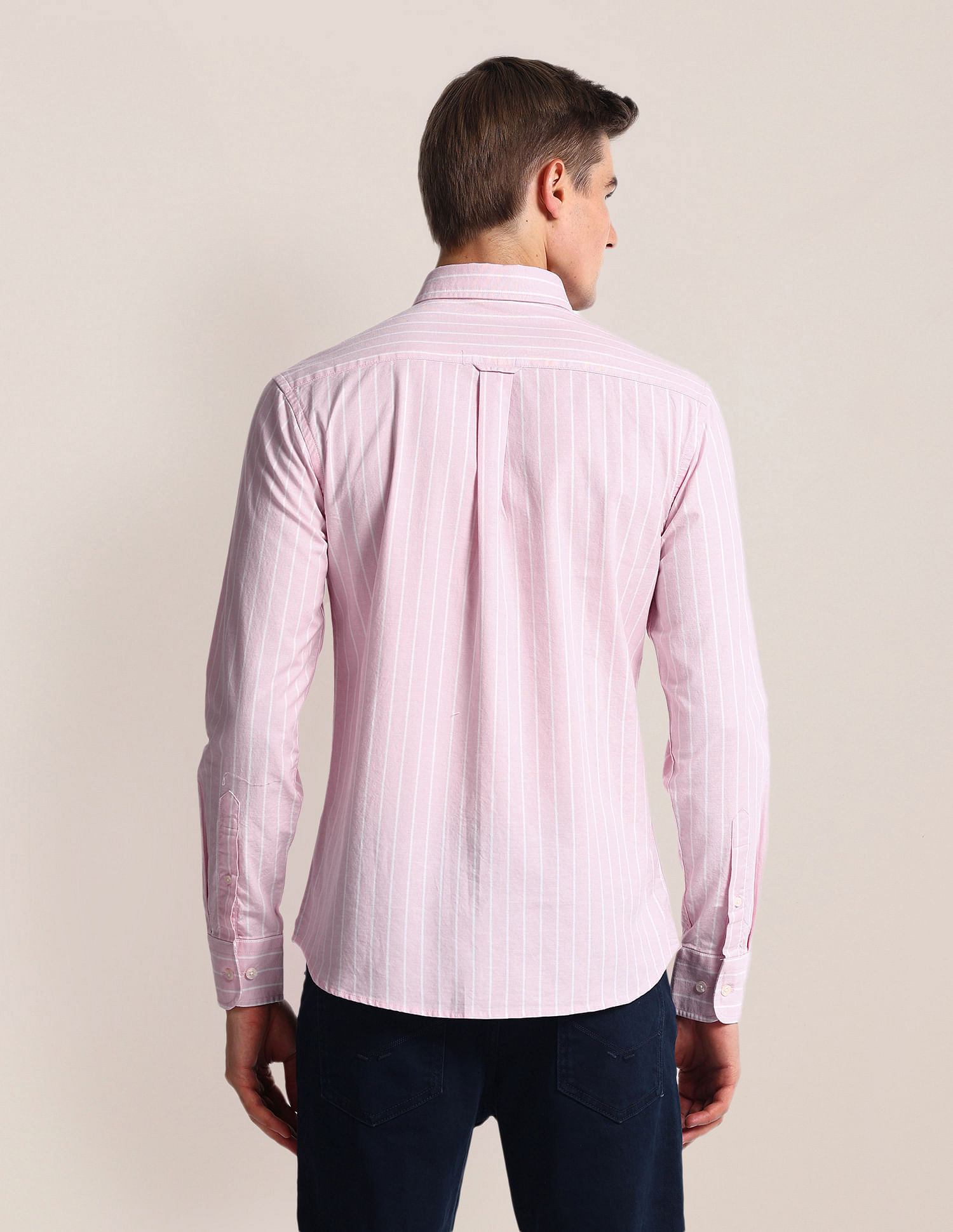U.S. Polo Assn. Vertical Stripe Tailored Fit Shirt