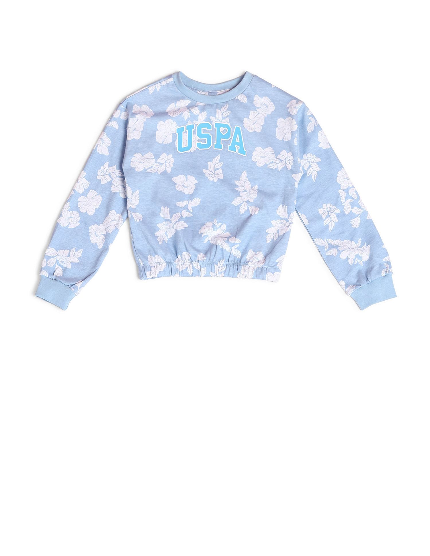 U.S. Polo Assn. Kids Girls Casual Two Piece Set