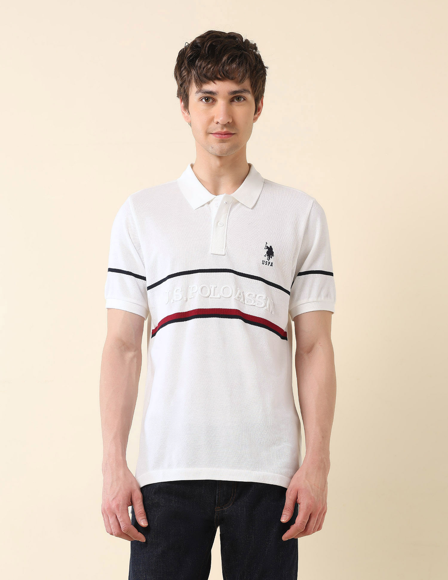 U.S. Polo Assn. Brand Embroidered Classic Polo Shirt