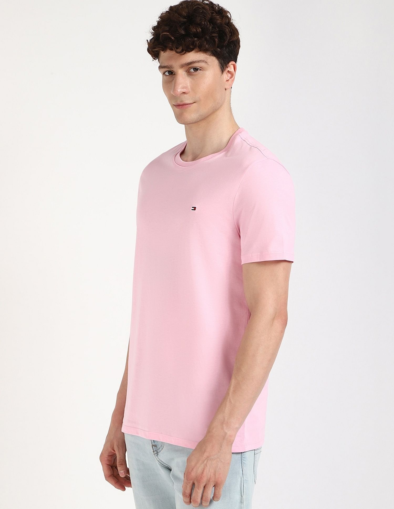 Tommy Hilfiger Solid Regular-Fit Cotton T-Shirt