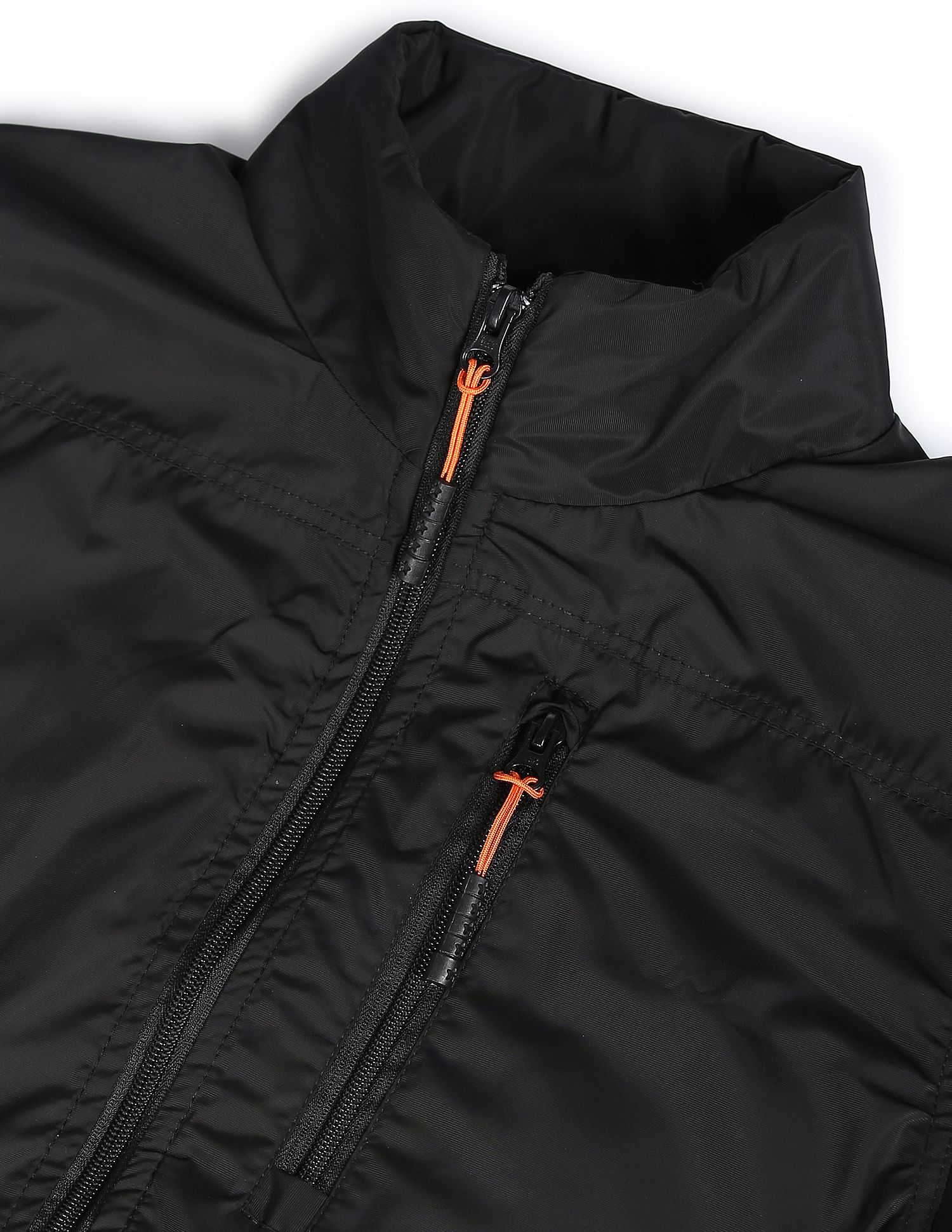 Flying Machine High Neck Solid Jacket