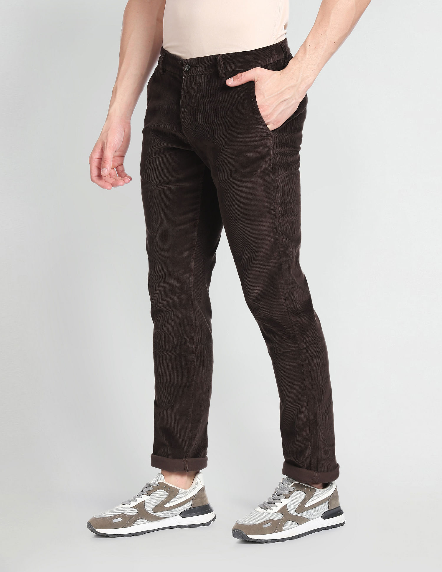 Men's Corduroy Trousers in Plus Size | HIRMER big & tall