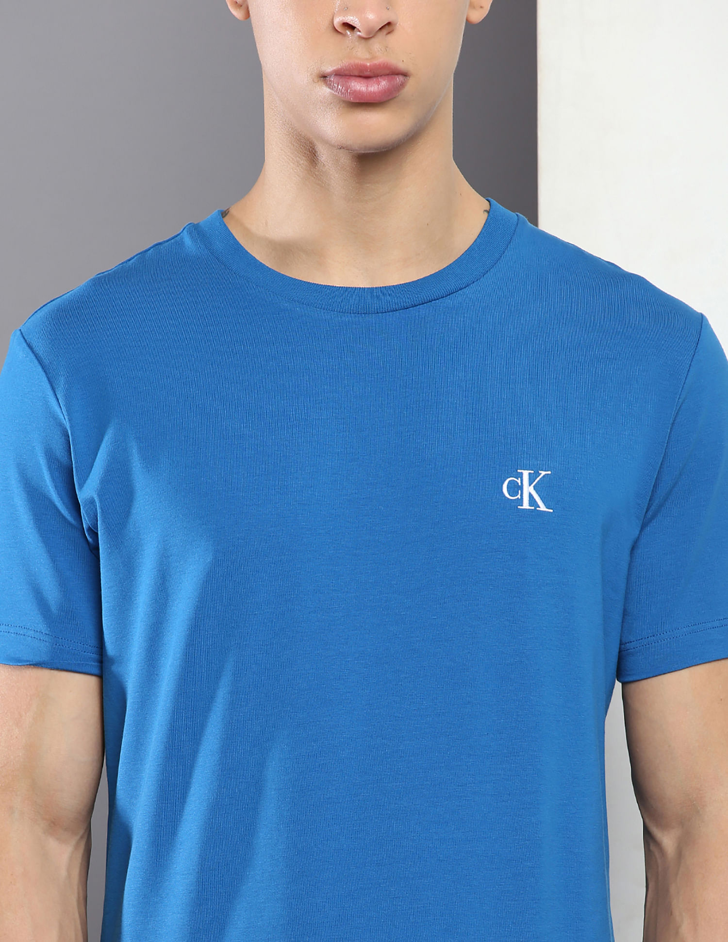 Calvin Klein Jeans Crew Neck Brand Print T-Shirt