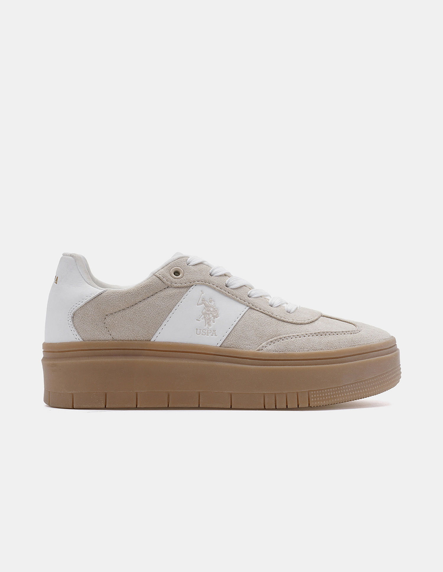 U.S. Polo Assn. Women Colourblocked Zaira Sneakers