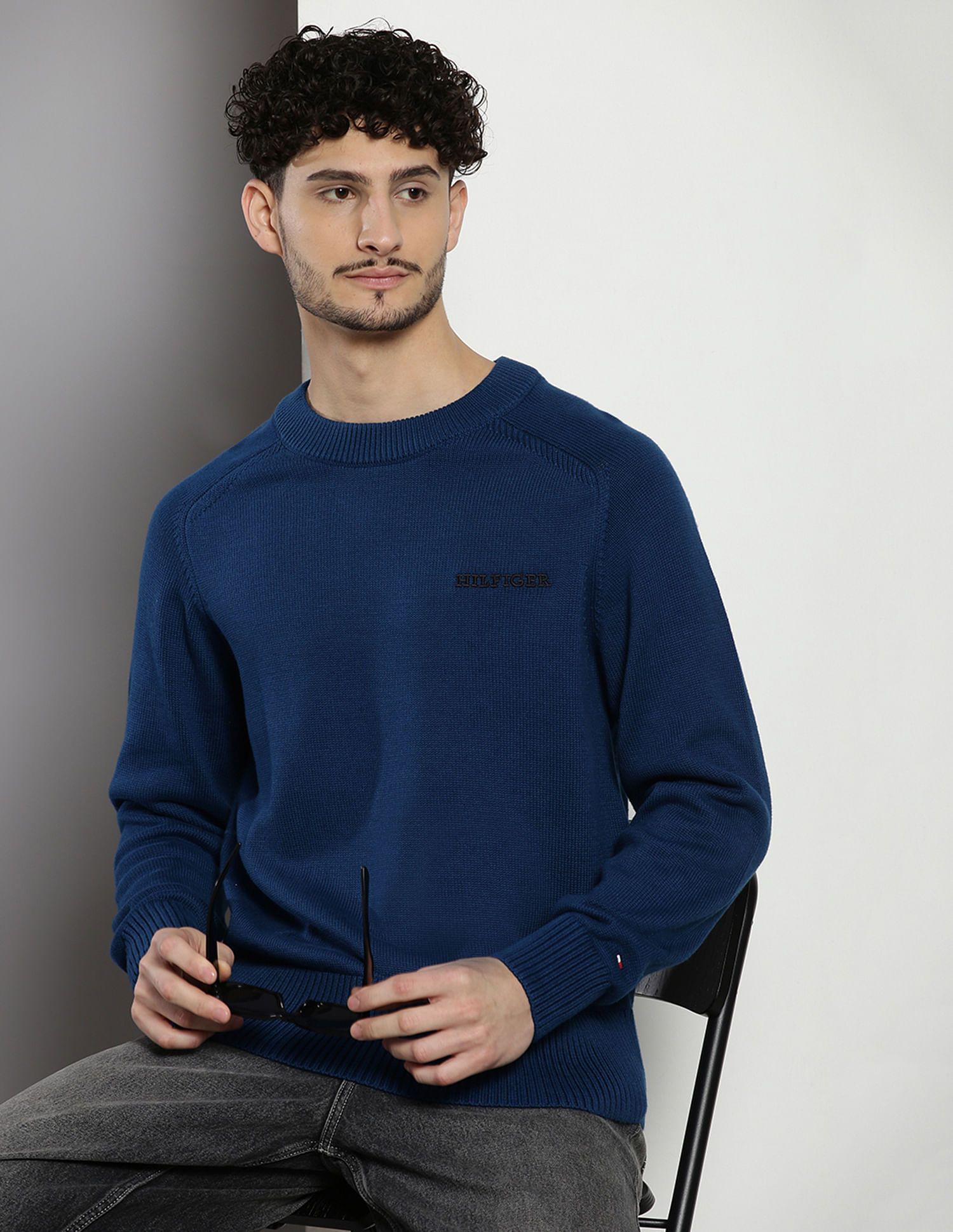Tommy Hilfiger Monotype Cotton Sweater