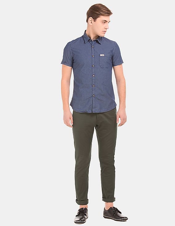 U.S. Polo Assn. Mid Rise Slim Fit Trousers