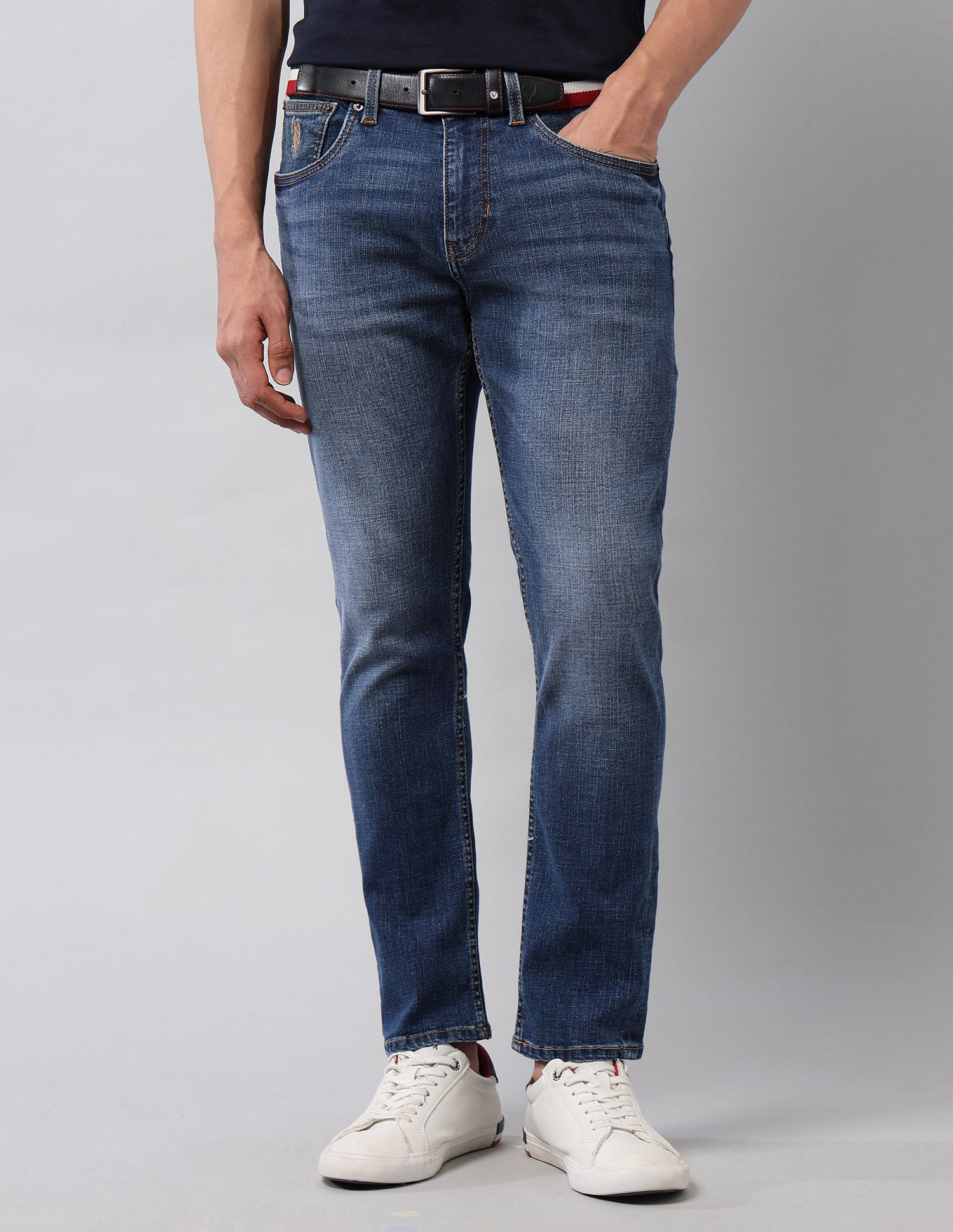 U.S. Polo Assn. Denim Co. Henry Tapered Fit Blue Jeans