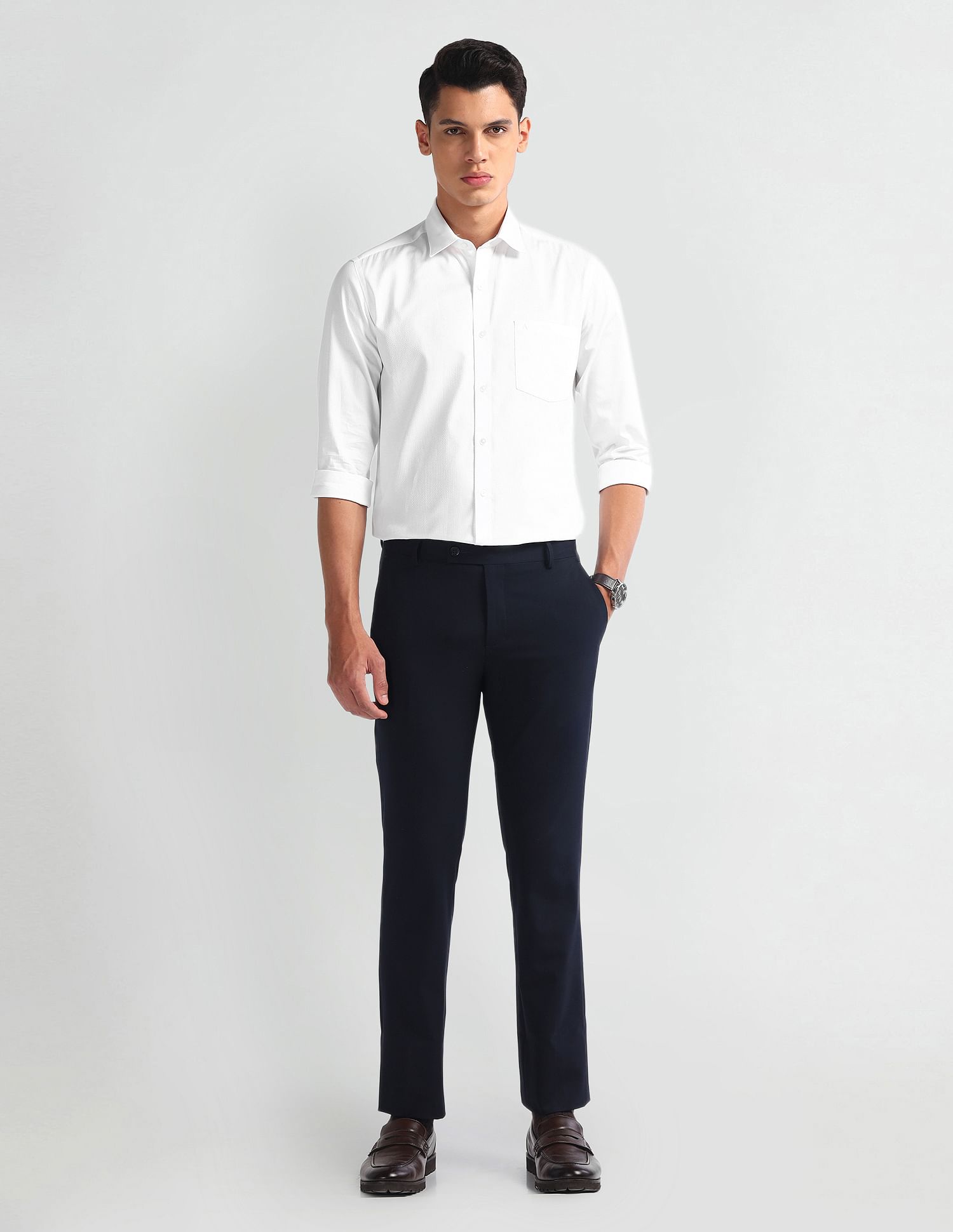 Arrow Manhattan Slim Cotton Shirt