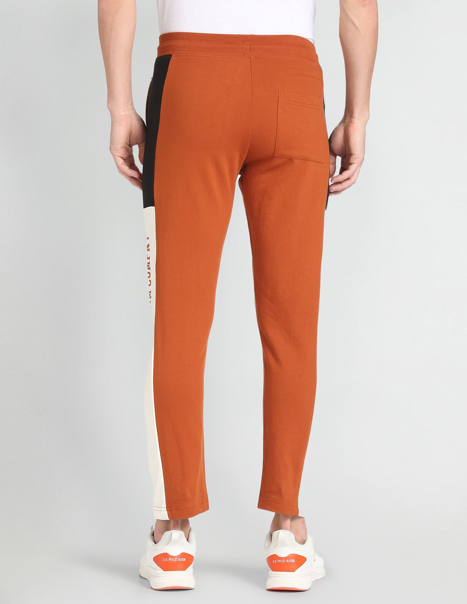 U.S. Polo Assn. Denim Co. Mid Rise Drawstring Waist Track Pants