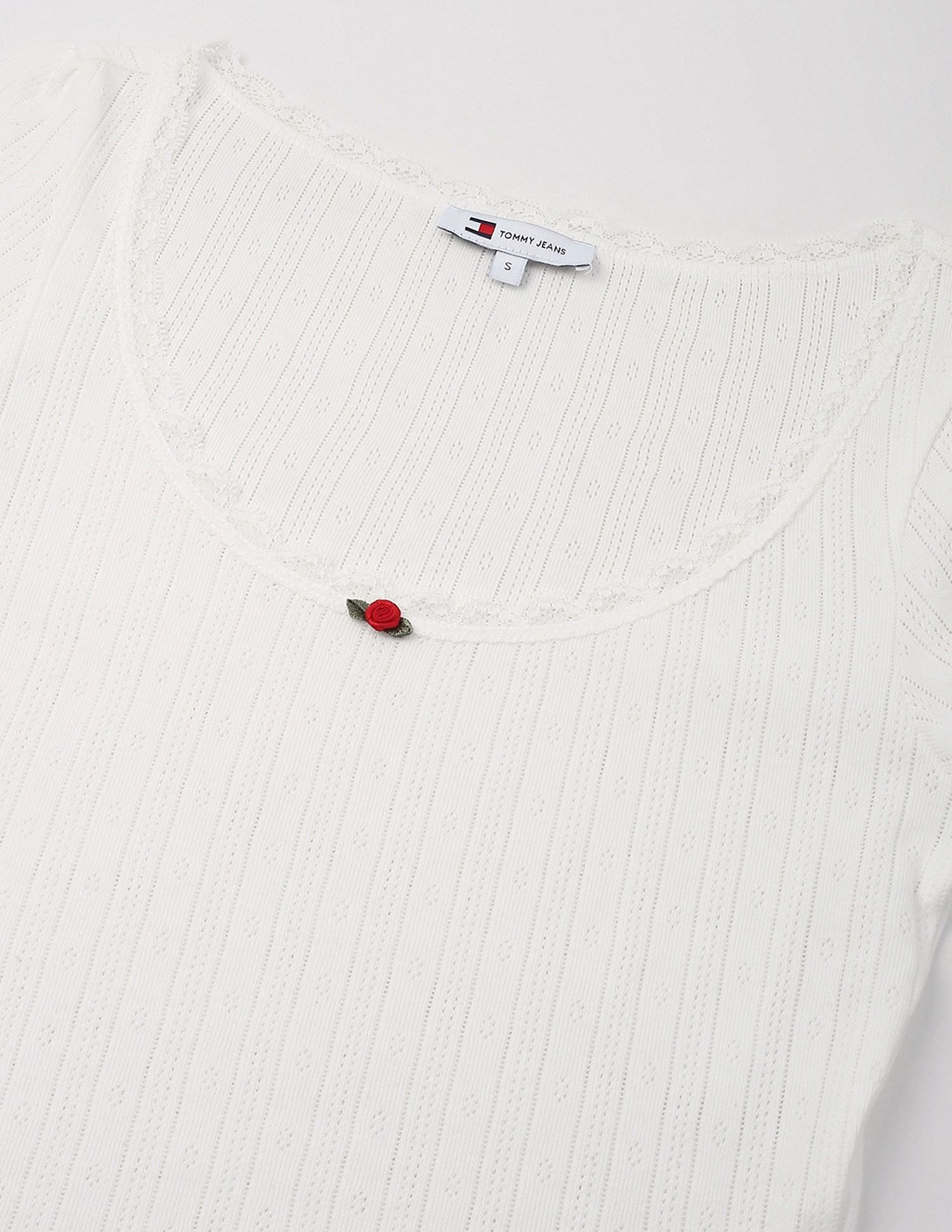 Tommy Hilfiger Slim-Fit Cotton Round Neck Top