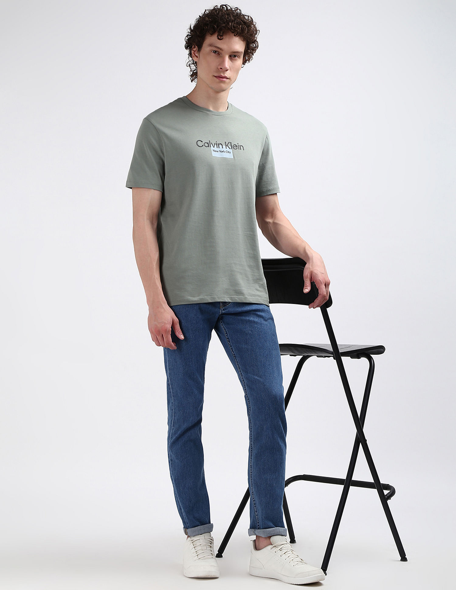 Calvin Klein Sustainable Centre Box Logo T-Shirt