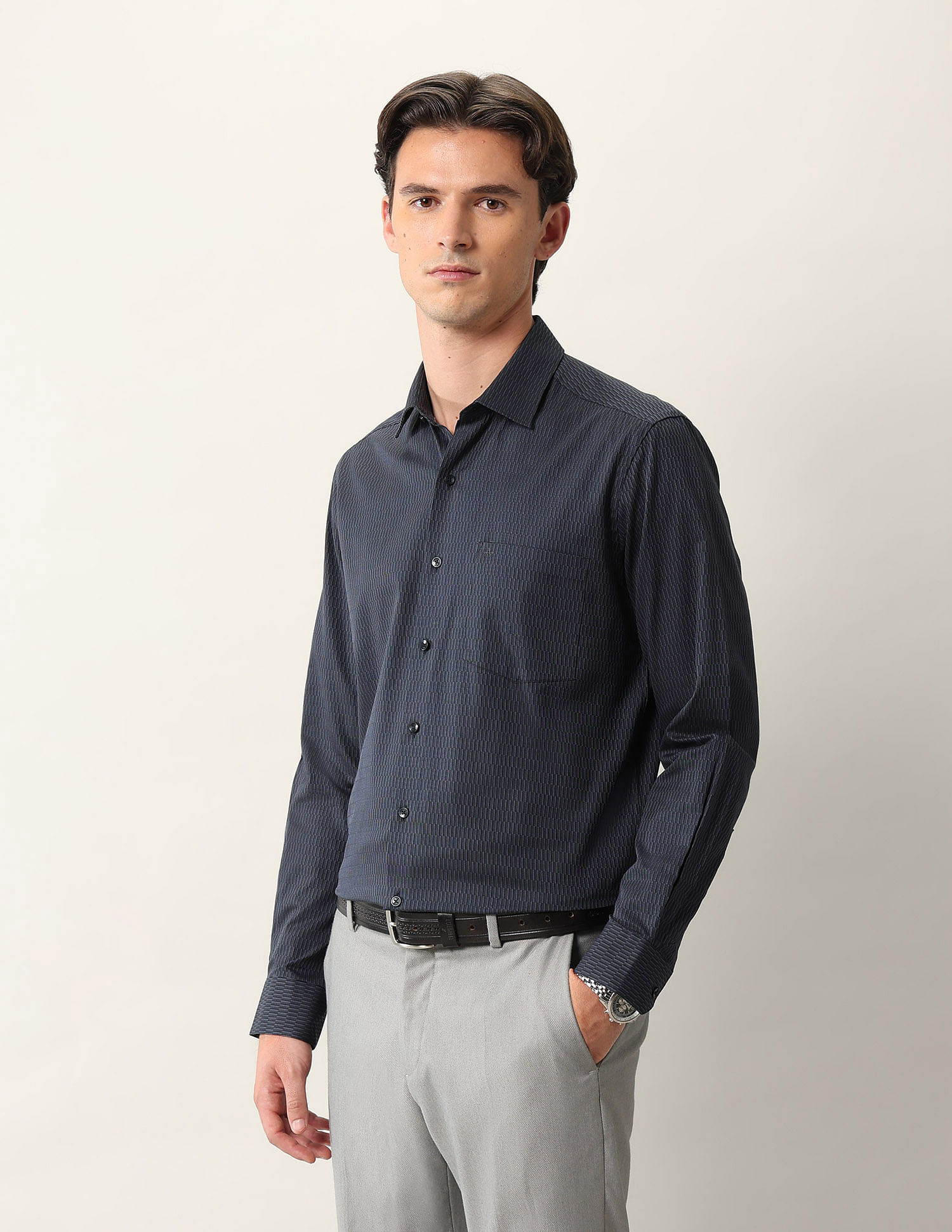 Arrow Liberty Classic Fit Pure Cotton Ceremonial Shirt