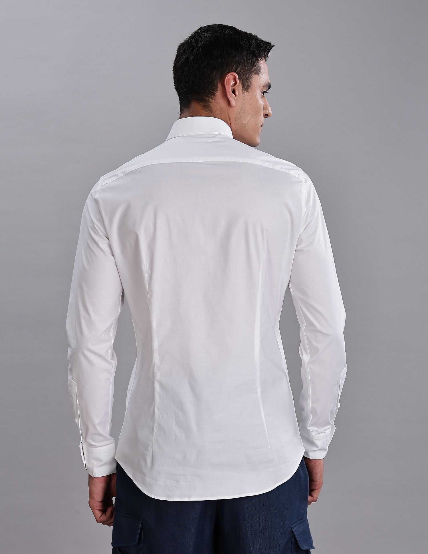 Tommy Hilfiger Solid Slim-Fit Poplin Shirts