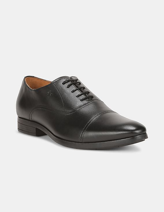 Arrow black clearance formal shoes