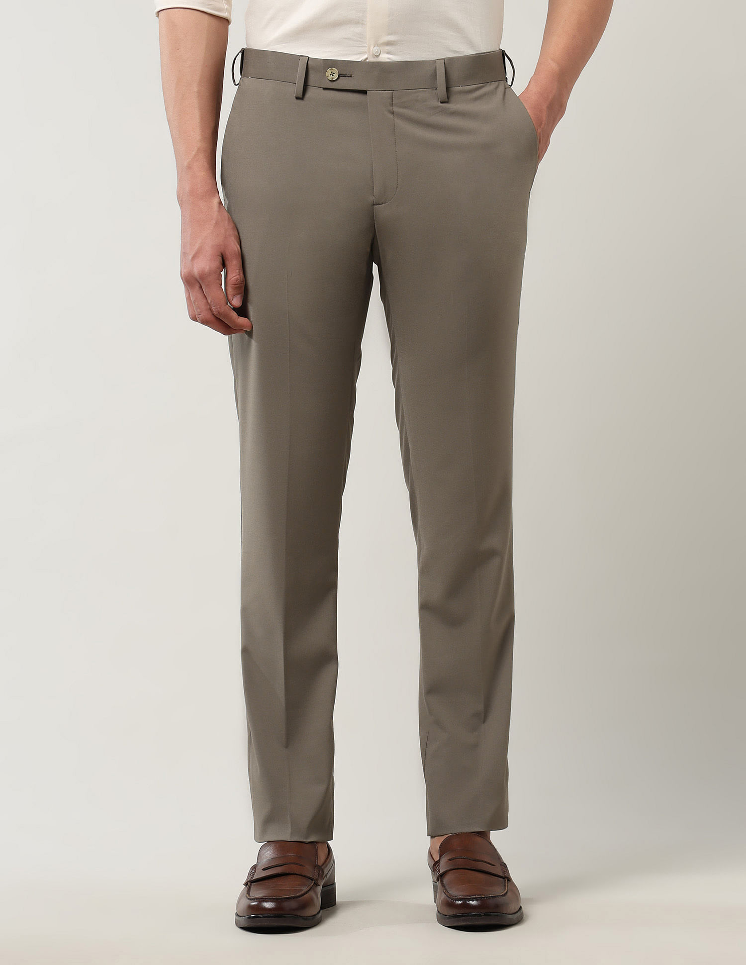 Arrow Mid Rise Regular Fit Trouser