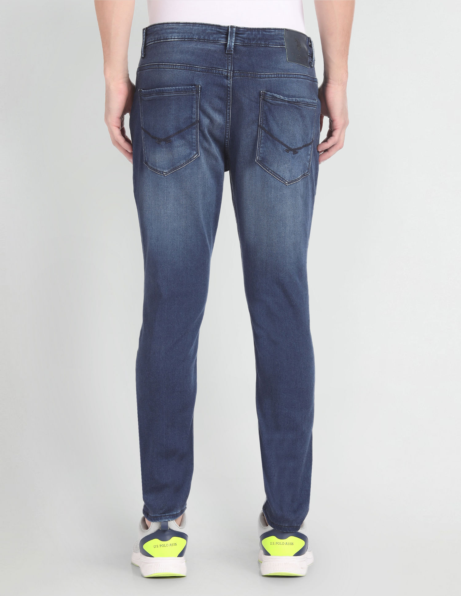 U.S. Polo Assn. Denim Co. Henry Cropped Fit Blue Jeans