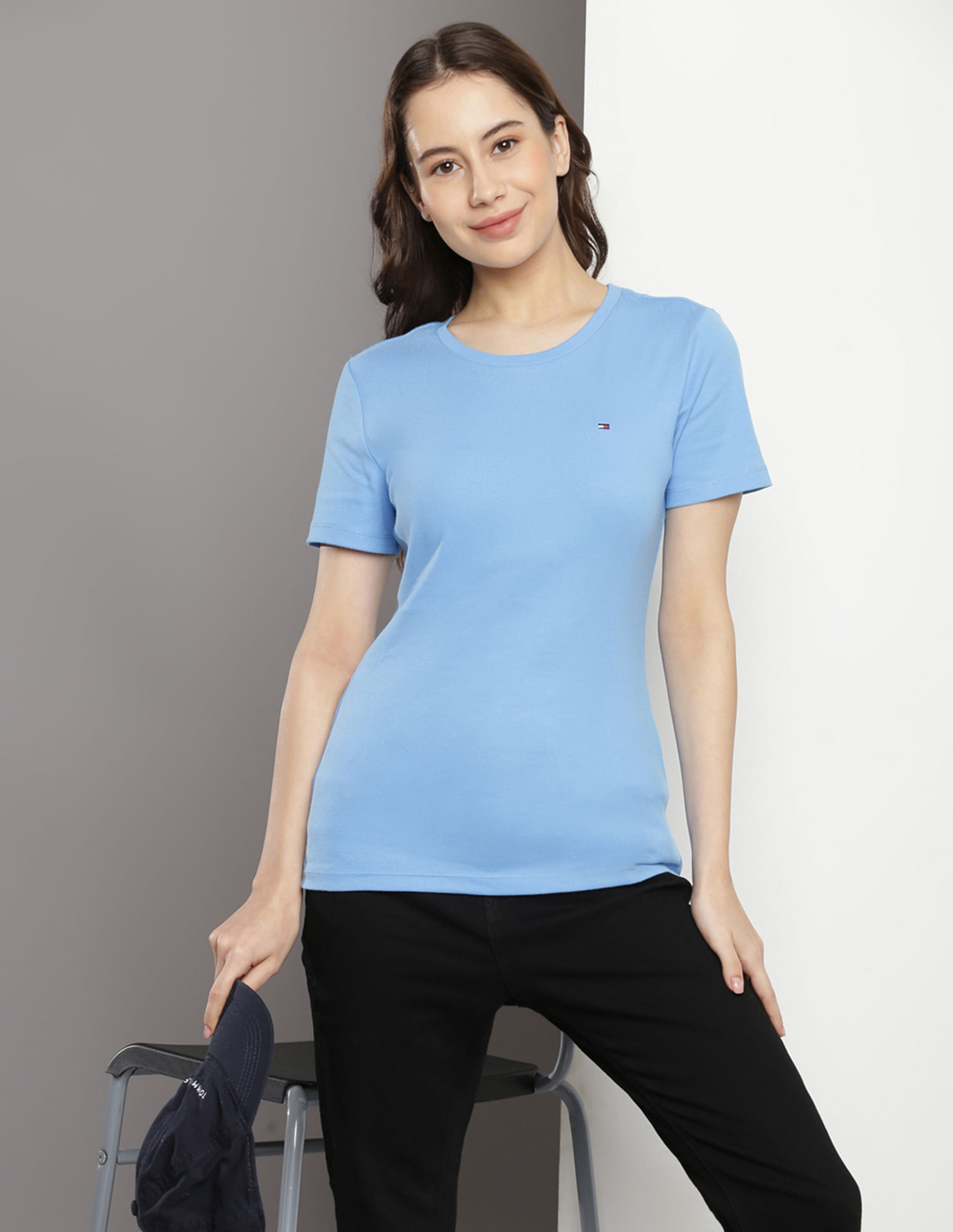 Tommy Hilfiger Crew Neck Cotton T-Shirt