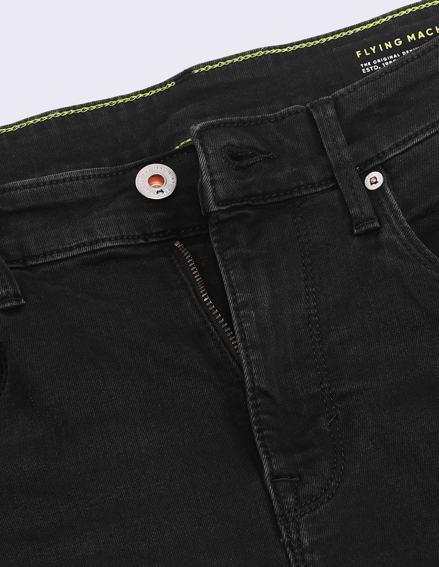 Flying Machine Slash Slim Tapered Jeans